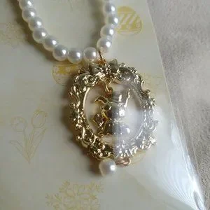 Pokemon Jewelry Easter Mimikyu Pearl Necklace Poshmark